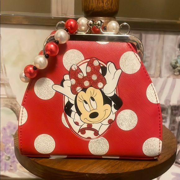 Disney Minnie Mouse Kisslock Purse - Picture 1 of 11